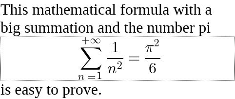 math example (display)